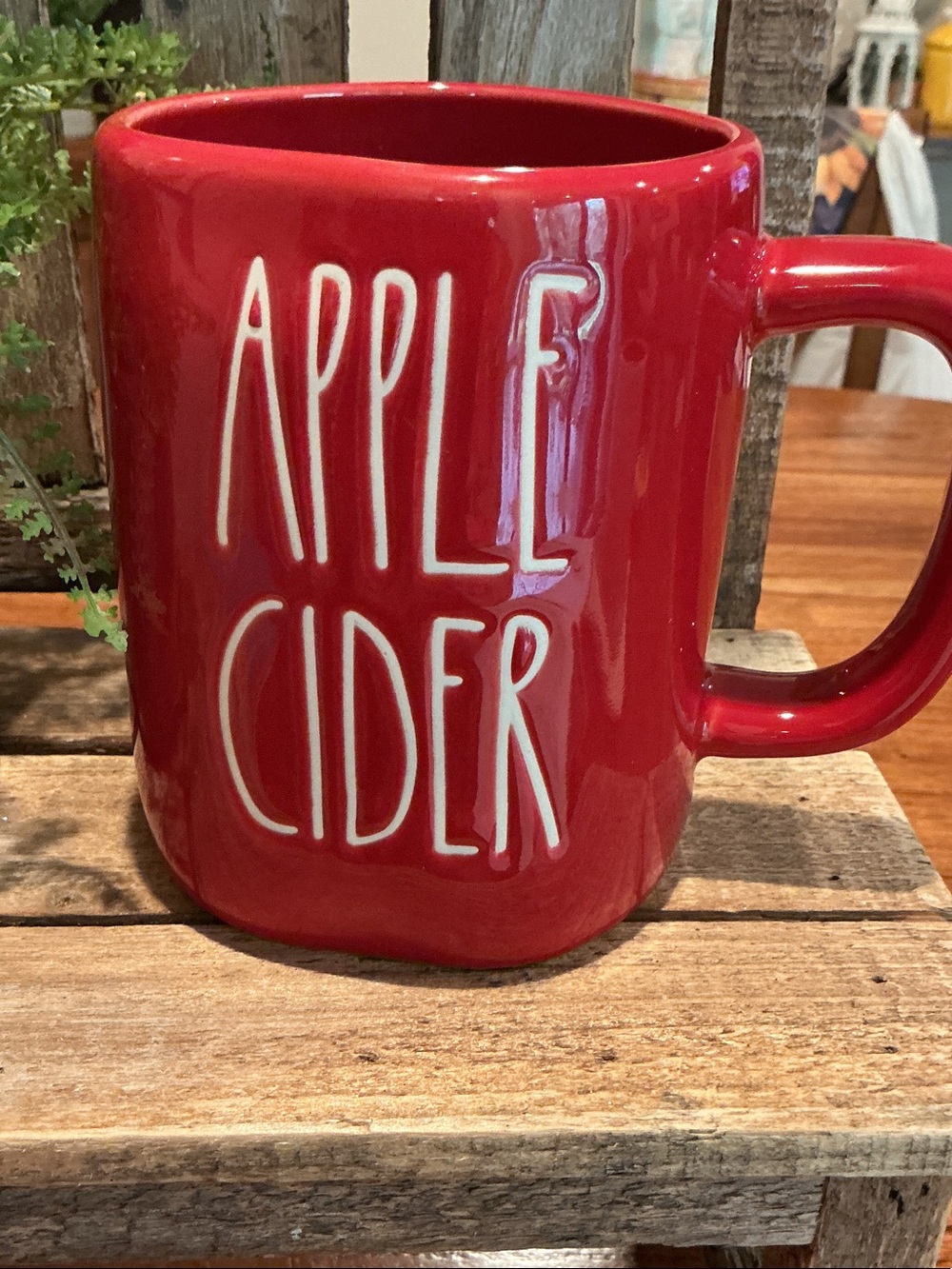 EUC - Rae Dunn APPLE CIDER Mug